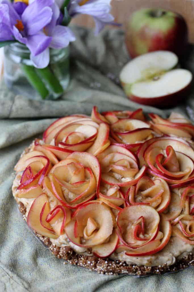 Rose Apple Pie- vegan Truefoodsblog