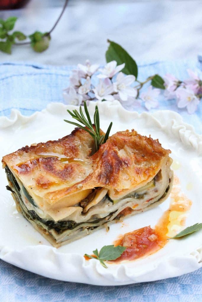 Vegetarian Spinach Lasagne - Truefoodsblog