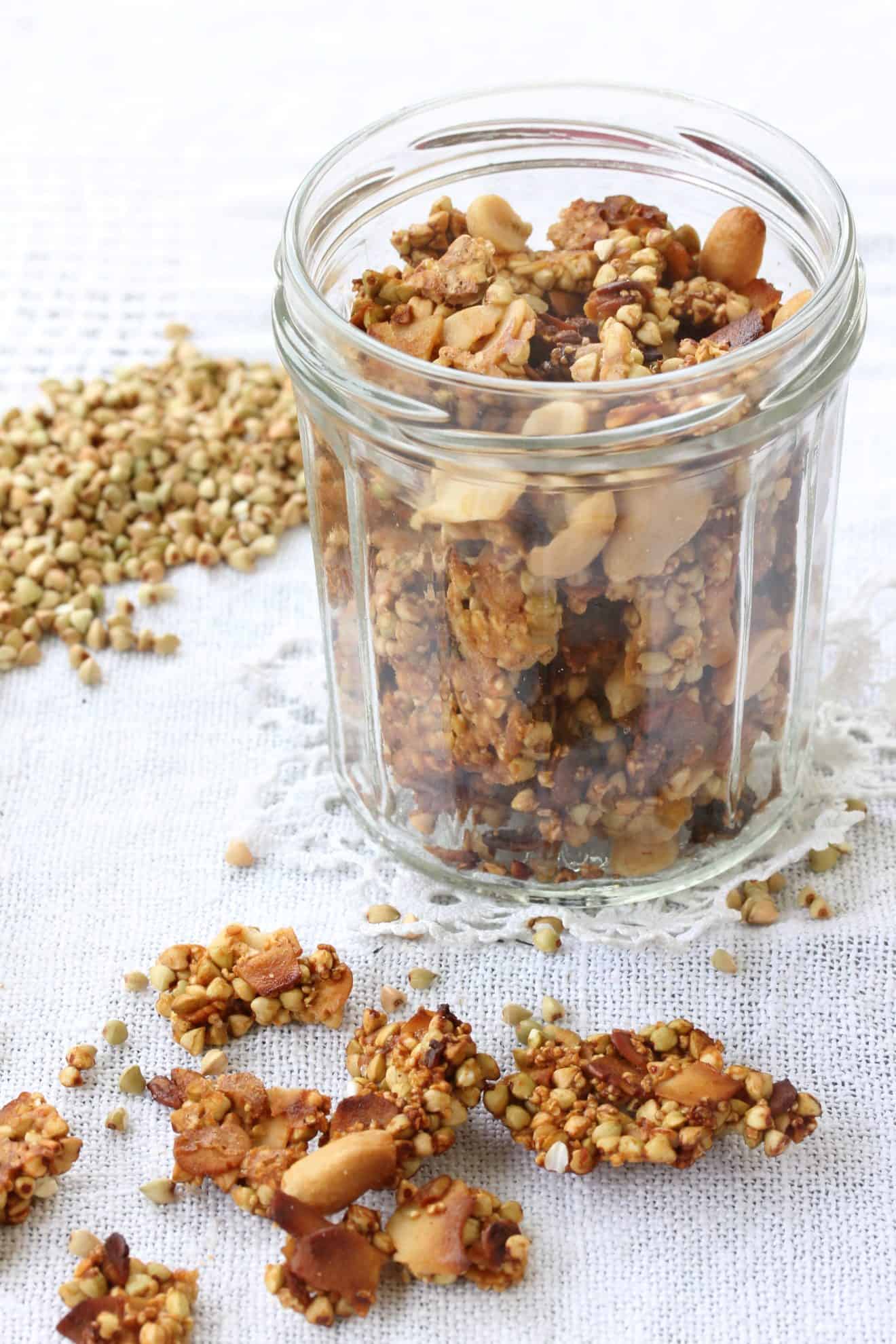 Buckwheat Peanut Tamari Granola "Gluten-free & vegan by excident"