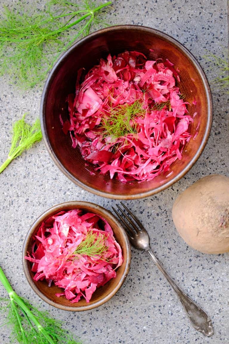 Red Beet & Fennel Salad with Hazelnut Oil - True Foods Blog