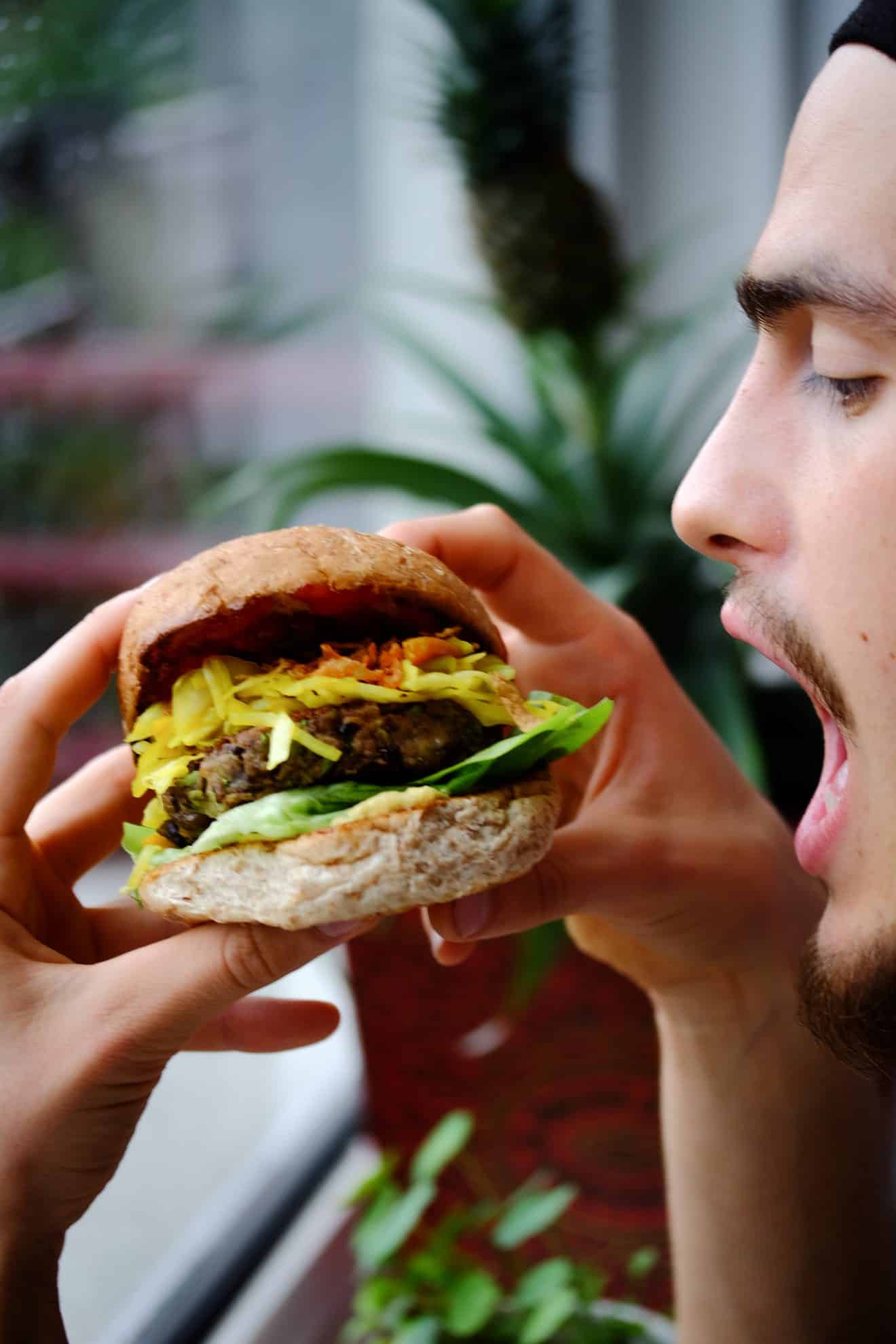 Best Vegan Sauerkraut Burger "The SauerCrowd Burger